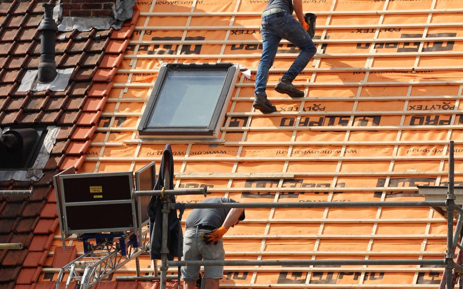 Joey Clerc, chantier de couvreur zingueur à Couthures-sur-Garonne